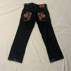 ed hardy denim waist 34